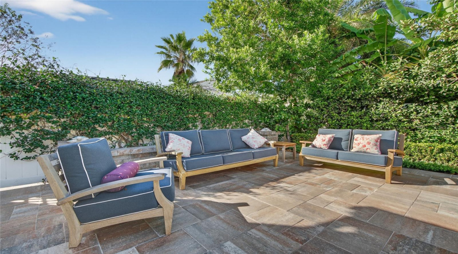 Backyard Sitting Area