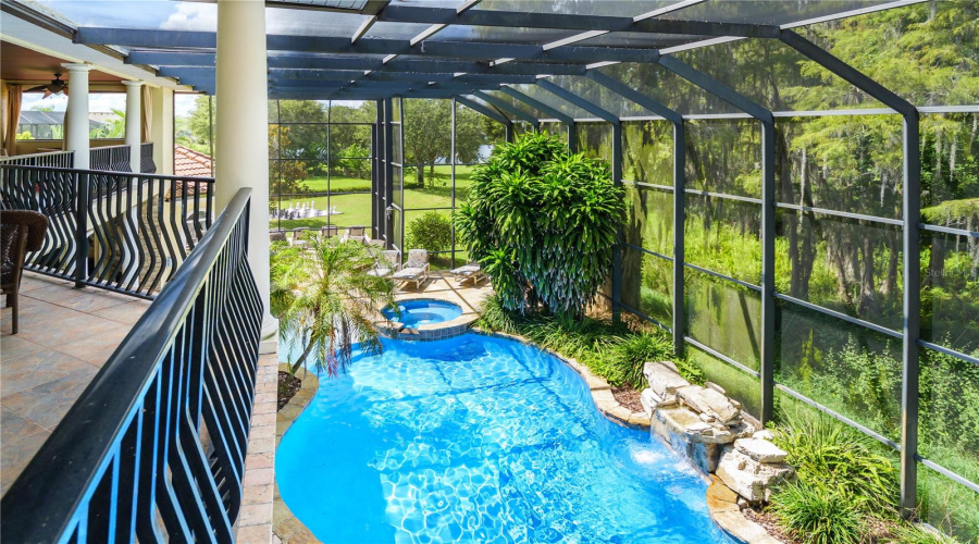 Lagoon Pool from Balcony