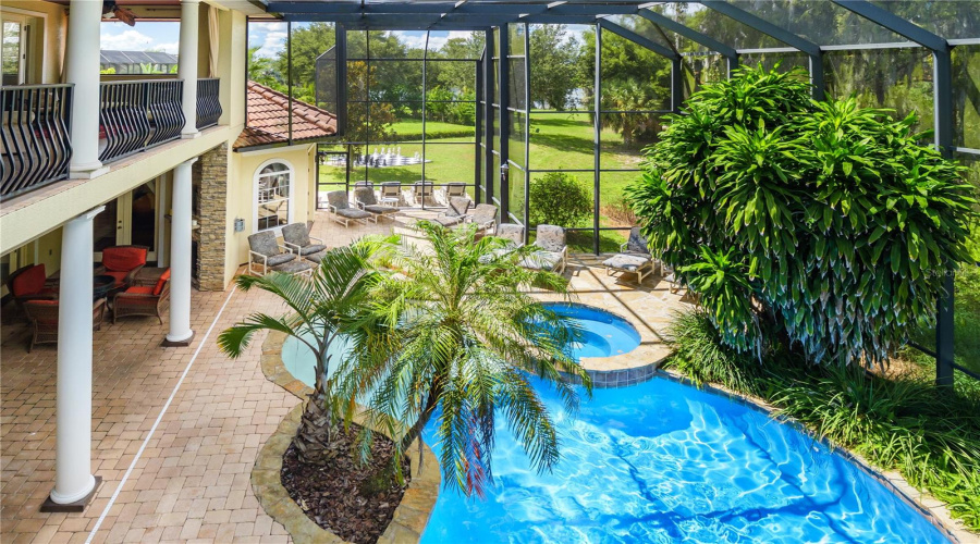 Lagoon Pool from Balcony