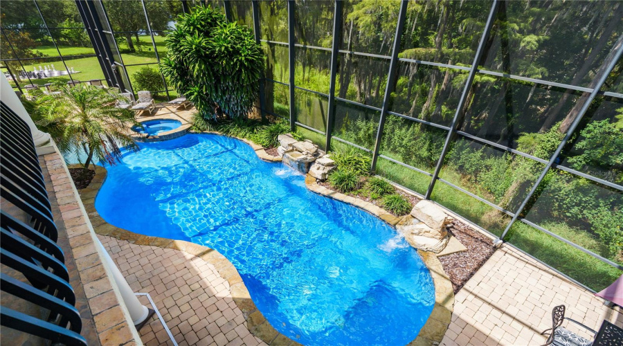 Lagoon Pool from Balcony