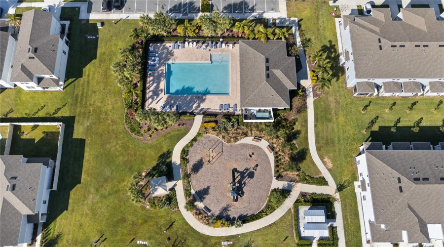 Aerial View of Communiyt Amenities