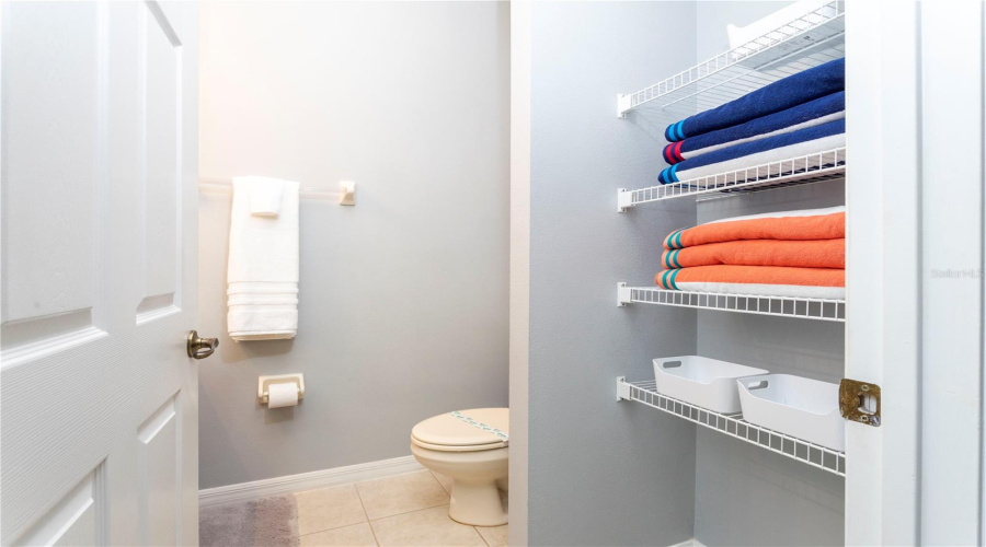 Half bathroom downstairs