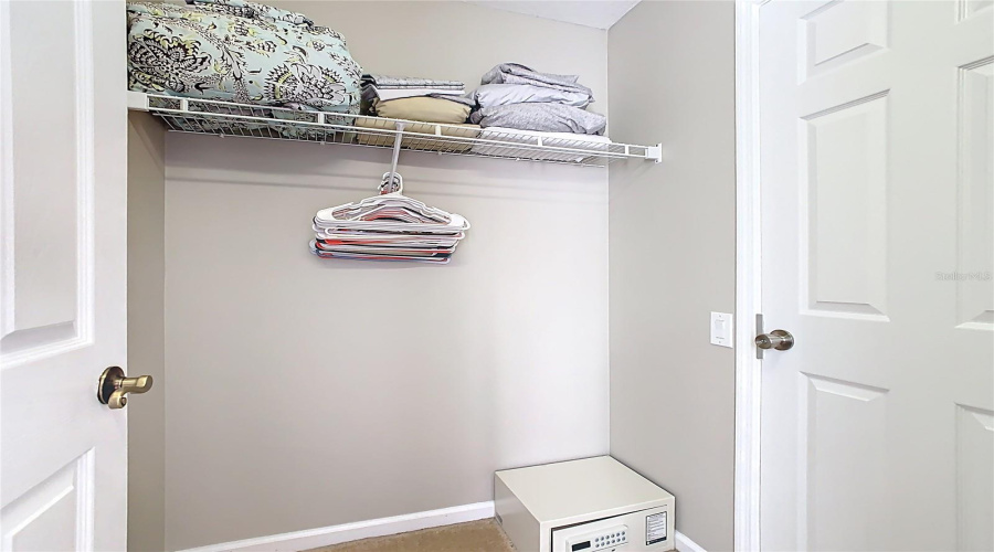 Primary closet