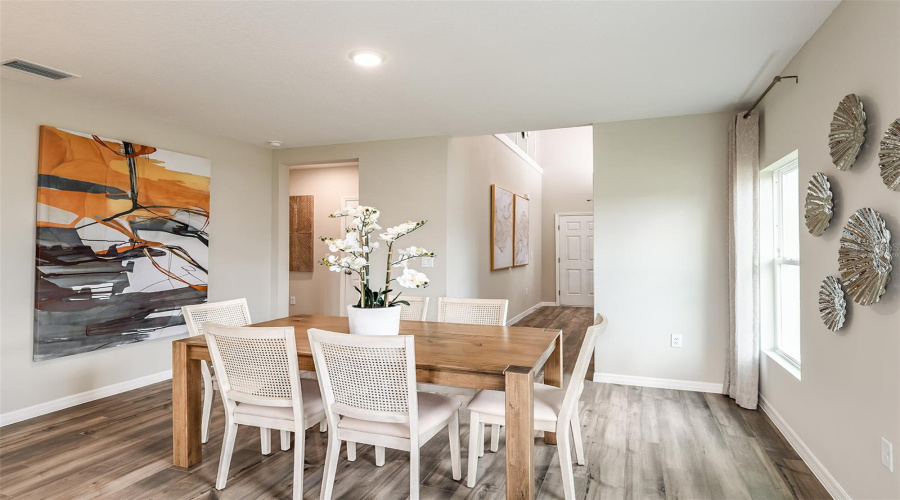 virtually staged/model home