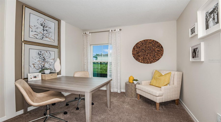 virtually staged/model home