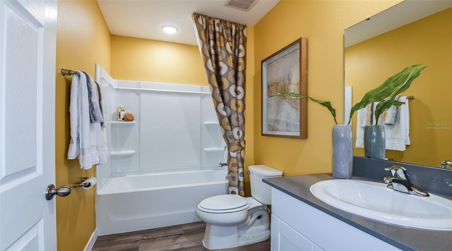 virtually staged/model home