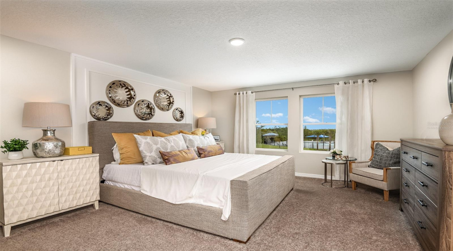 virtually staged/model home