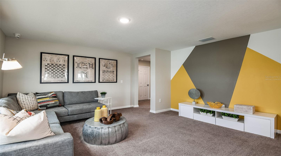 virtually staged/model home