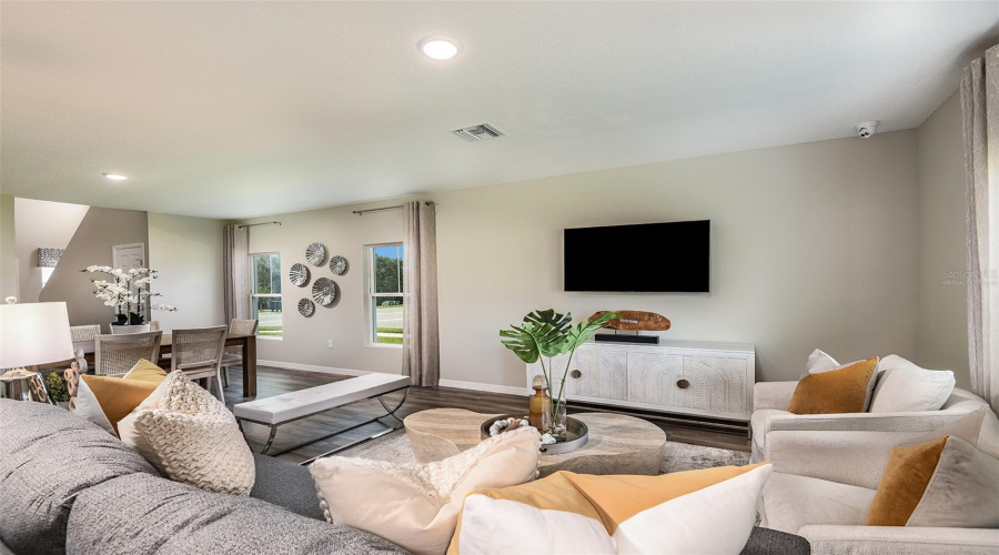 virtually staged/model home