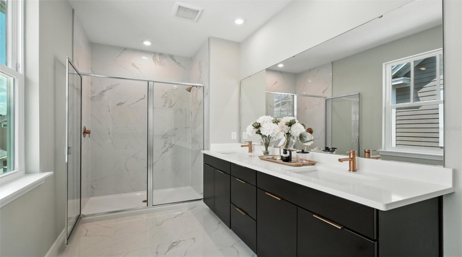 Island Village Anastasia Model Primary Bathroom