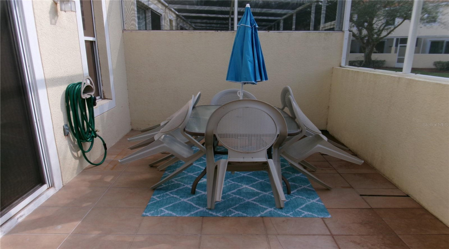 Rear screened enclosed patio