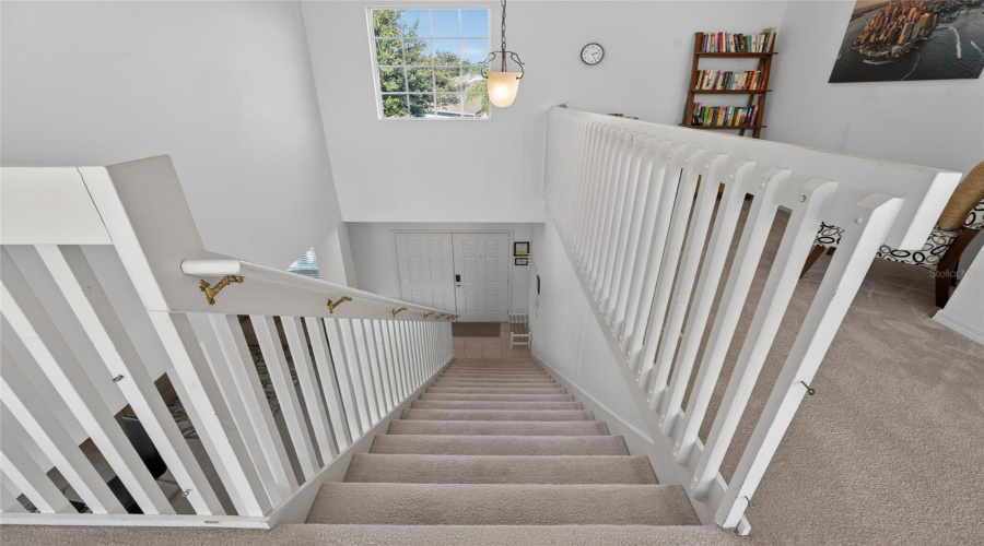 Stairs to second floor