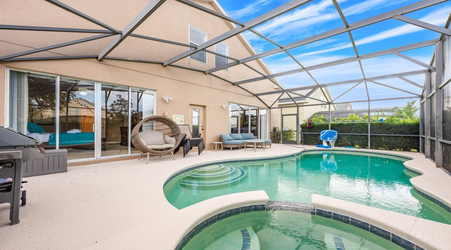 The pool deck was also repaired and freshly REPAINTED in 2025, ensuring a clean, modern look.