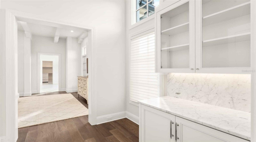 Coffe bar at the entrance to the primary wing..