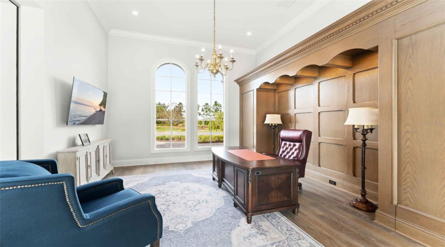 Office designed in homage to Walt Disney's original Hyperion Studios office..