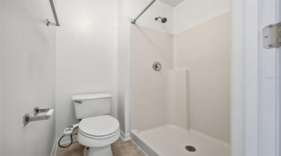 Master BATHROOM separate shower and toilet room