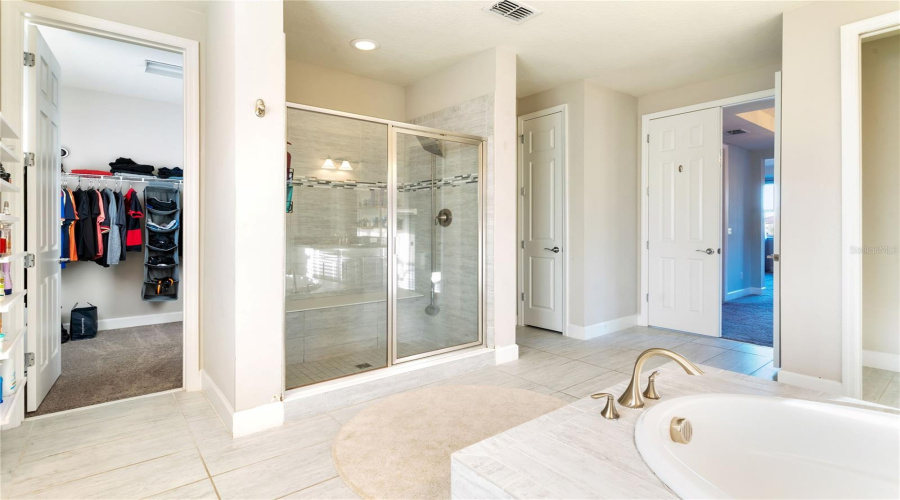 Master Bathroom (2 closets)