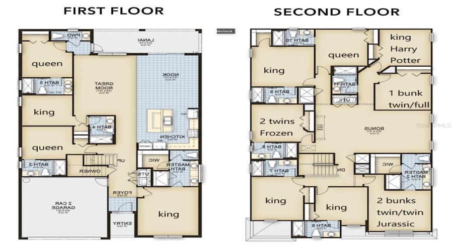 KISSIMMEE, Florida 34746, 12 Bedrooms Bedrooms, ,11 BathroomsBathrooms,Residential,For Sale,MARCELLO,0,MFRO6366241