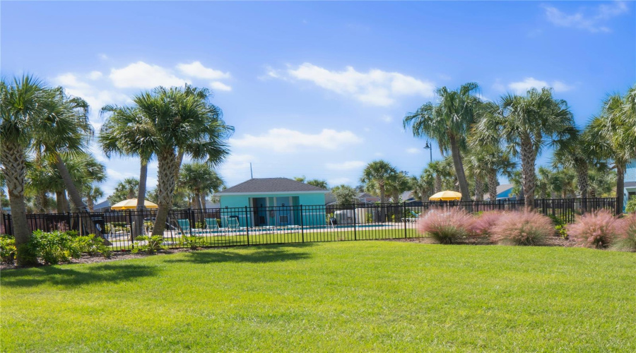 Enjoy resort-style living with tropical landscaping, poolside cabanas, and lush green space — all part of Margaritaville Resort Kissimmee’s world-class amenities.