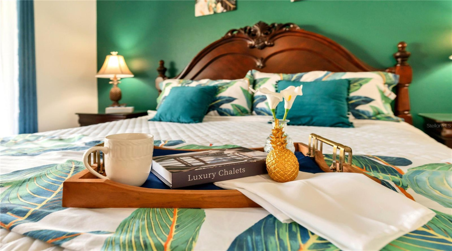 Sliding Glass Doors provide Pool Views and Access to Lanai and Pool Area