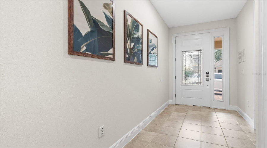 Inviting Foyer with Large Owner's Closet