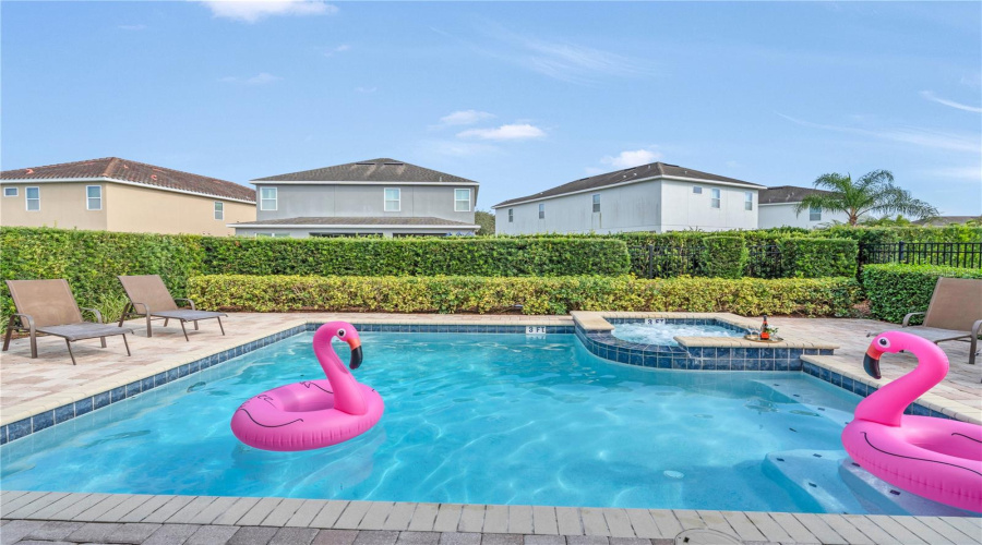 Oversized Heated Pool