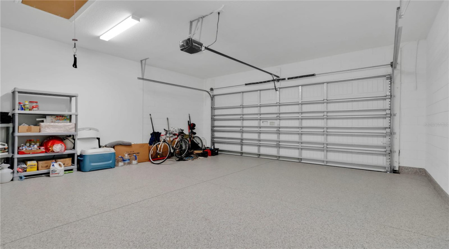 coated floors in garage