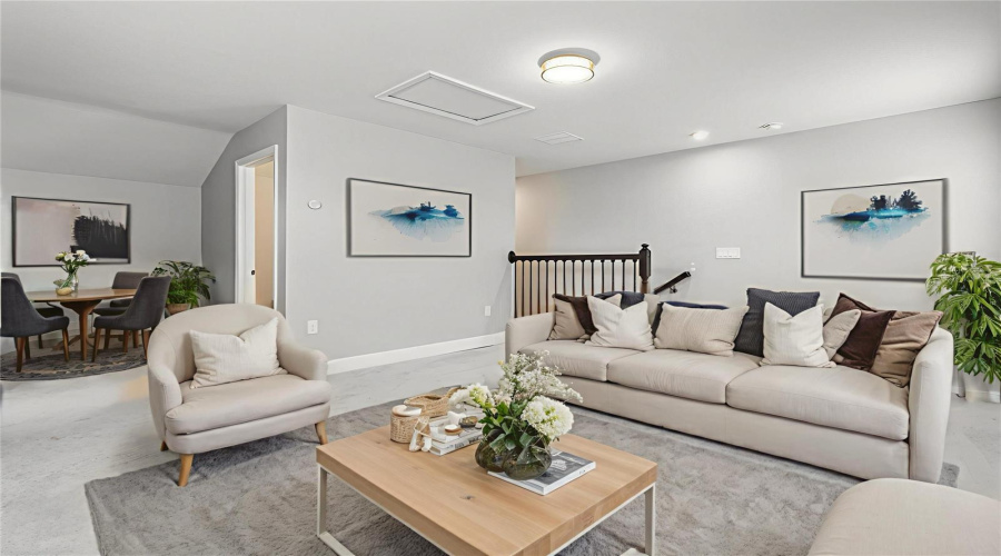 Flex/loft space could be your 2nd family area