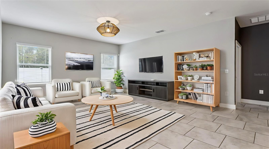 Spacious living area