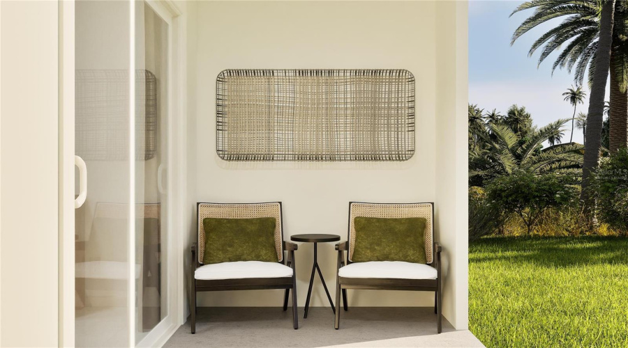 Virtually staged. Lanai