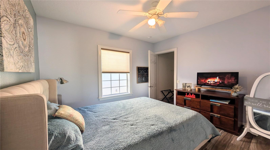 bedroom 3 with walk in closet