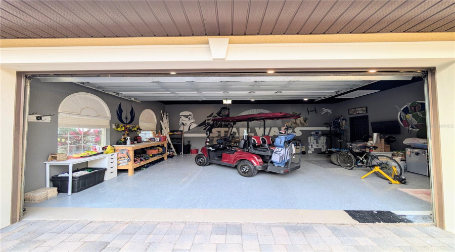 Don't forget the included golf cart!