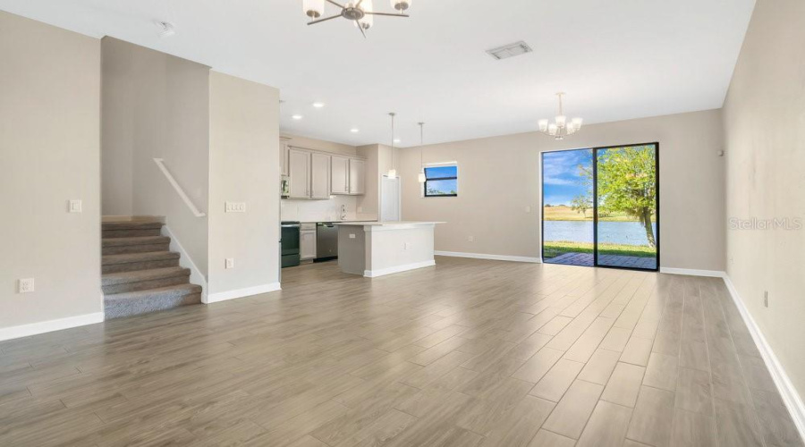 Family Room/Dining Room Combo