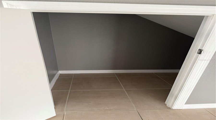 under the stairs storage