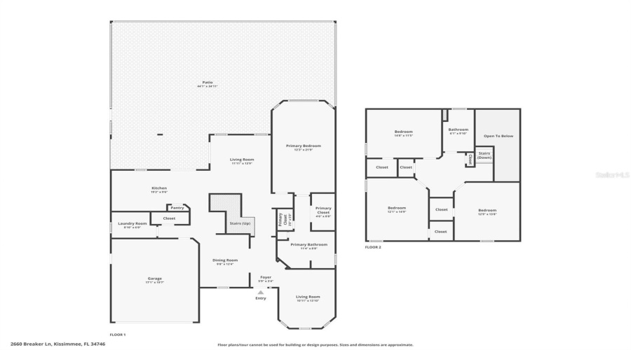 KISSIMMEE, Florida 34746, 4 Bedrooms Bedrooms, ,3 BathroomsBathrooms,Residential,For Sale,BREAKER,0,MFRO6369949