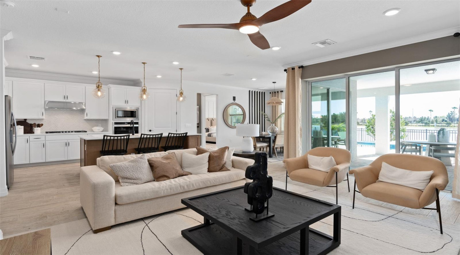 Model Home Design Only. Pictures and furnishings are for illustrative purposes only. Elevations, colors and options may vary. Furniture is for model home staging only.?