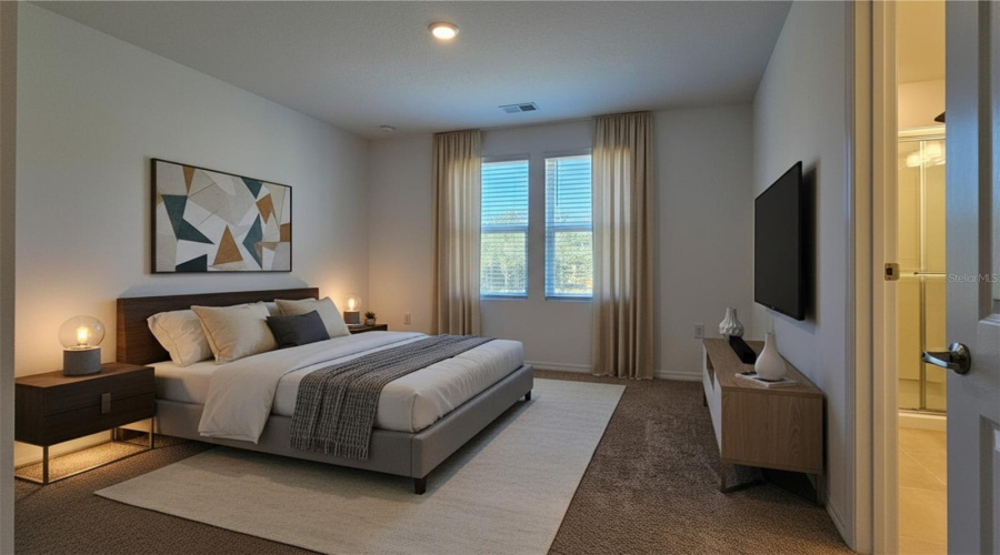 Primary bedroom - Virtual Staging