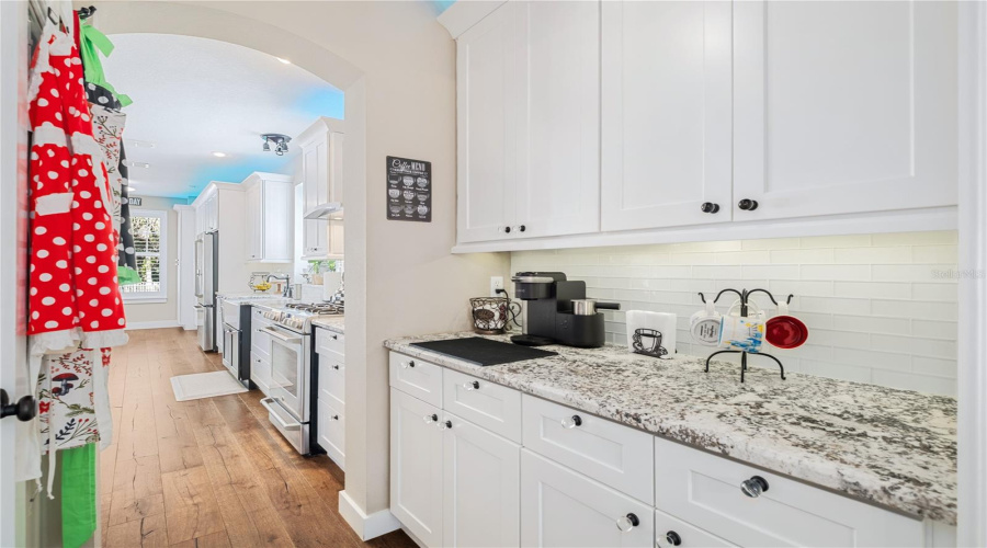 Coffee Bar into Kitchen