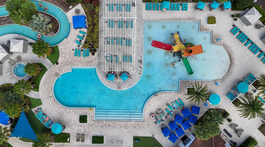 Aerial of Pool