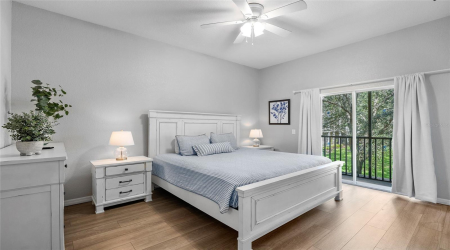Primary Bedroom with Balcony Access