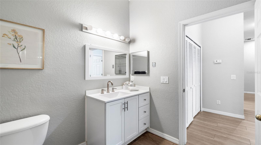 Bathroom 2 into Hallway