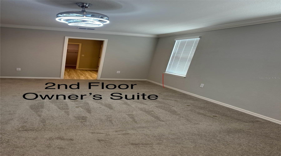 Unfurnished 2nd Floor Owner's Suite