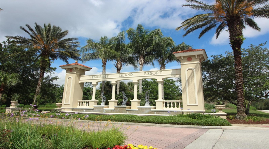 neighborhood entrance