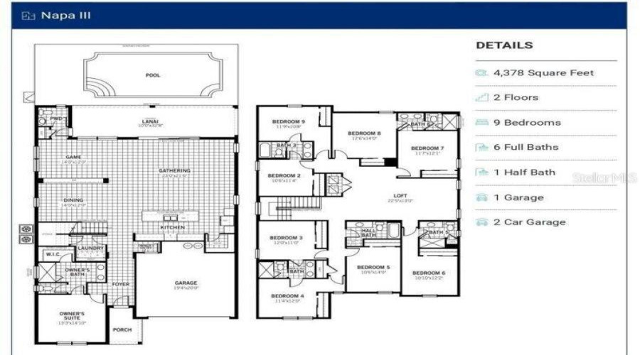 KISSIMMEE, Florida 34747, 9 Bedrooms Bedrooms, ,6 BathroomsBathrooms,Residential,For Sale,TURQUOISE WAVE,0,MFRO6370914