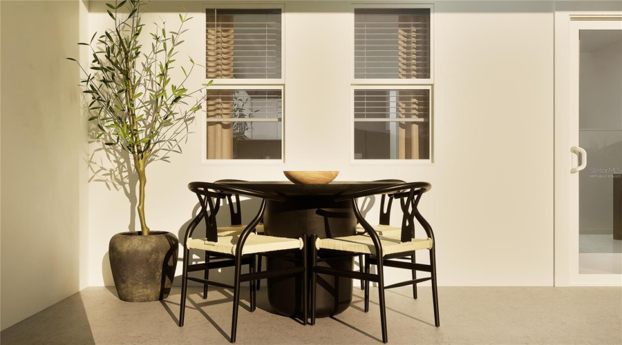 Virtually staged. Lanai