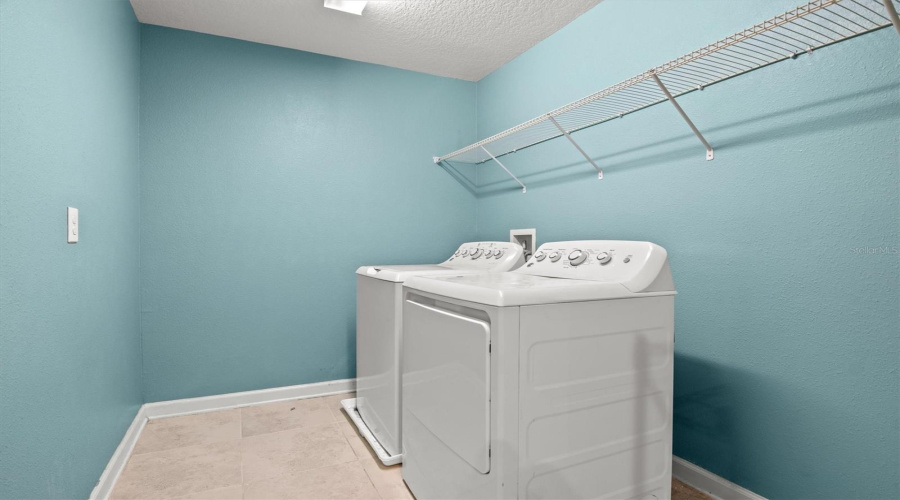 Second floor laundry room