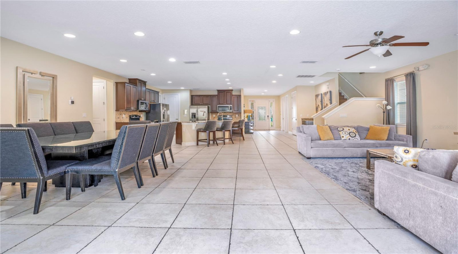 Large Open Spaces create ease of travel for groups