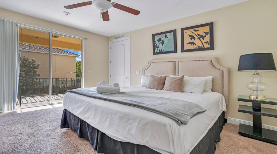 Private Access to Second Floor Balcony