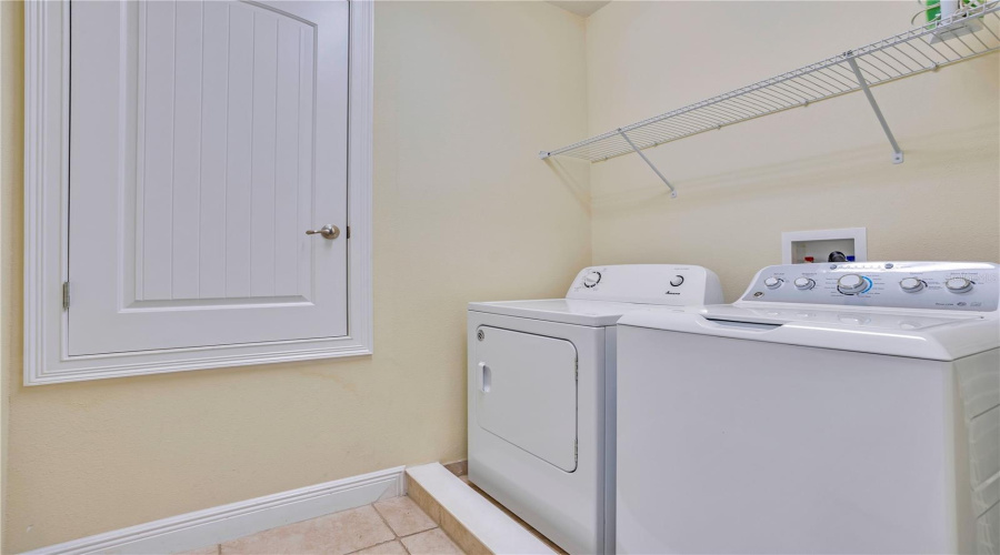 One of Two Laundry Rooms