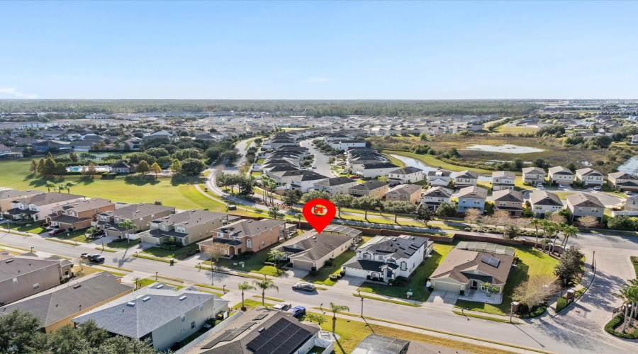 Aerial View looking S